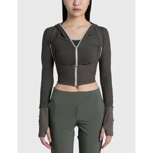 Hyein Seo Halterneck Bralette Top Size S Womens Gray $350